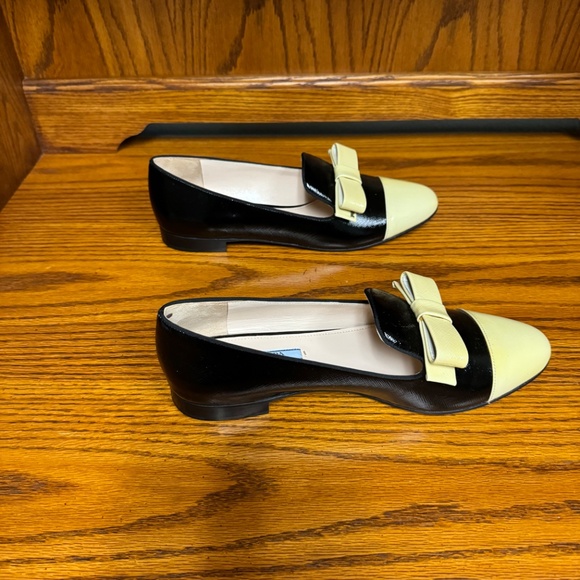 Prada Black/Yellow Loafers-BRAND NEW - Picture 5 of 10
